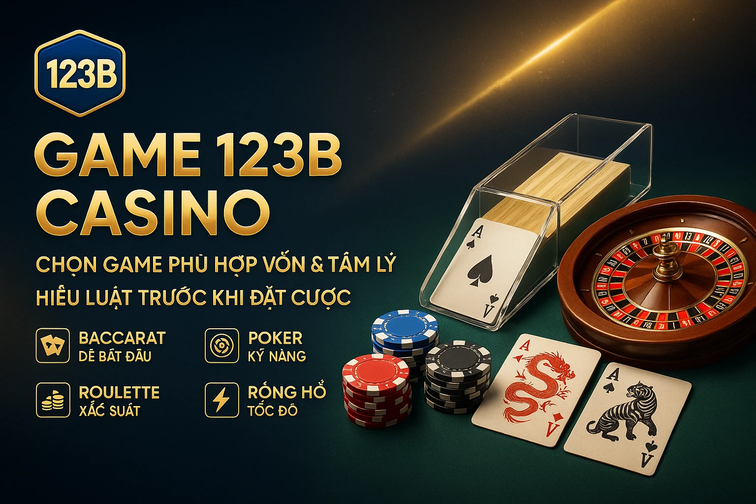 Hướng dẫn chọn game 123B Casino cho người mới