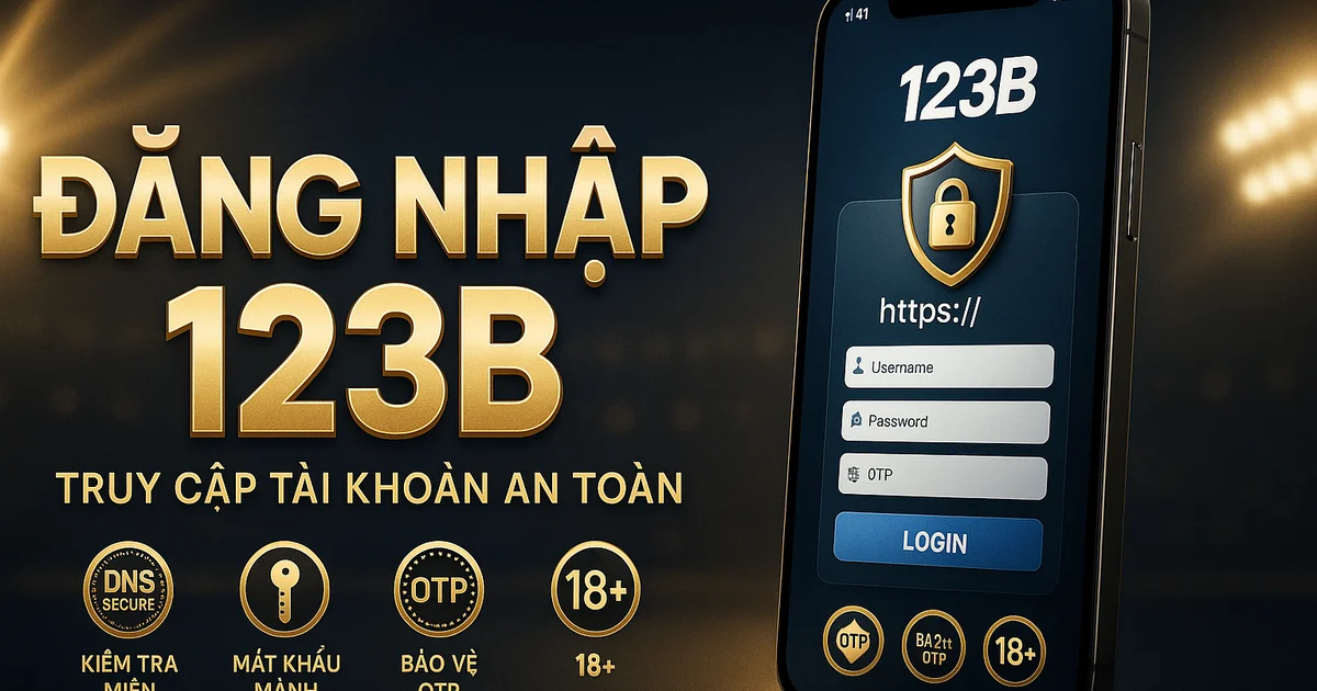 Đăng nhập 123B an toàn tại nhà cái 123B 2026